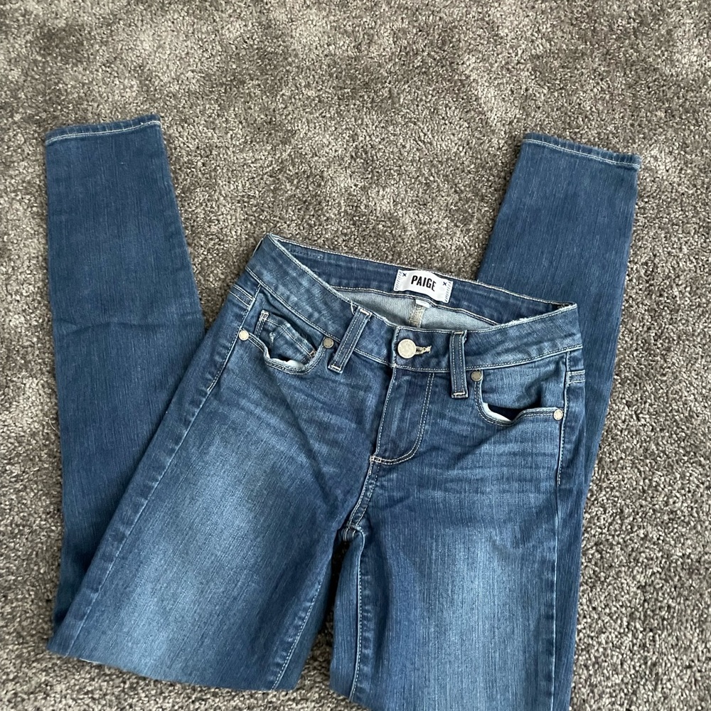 PAIGE “Verdugo” Distressed Skinny Jean